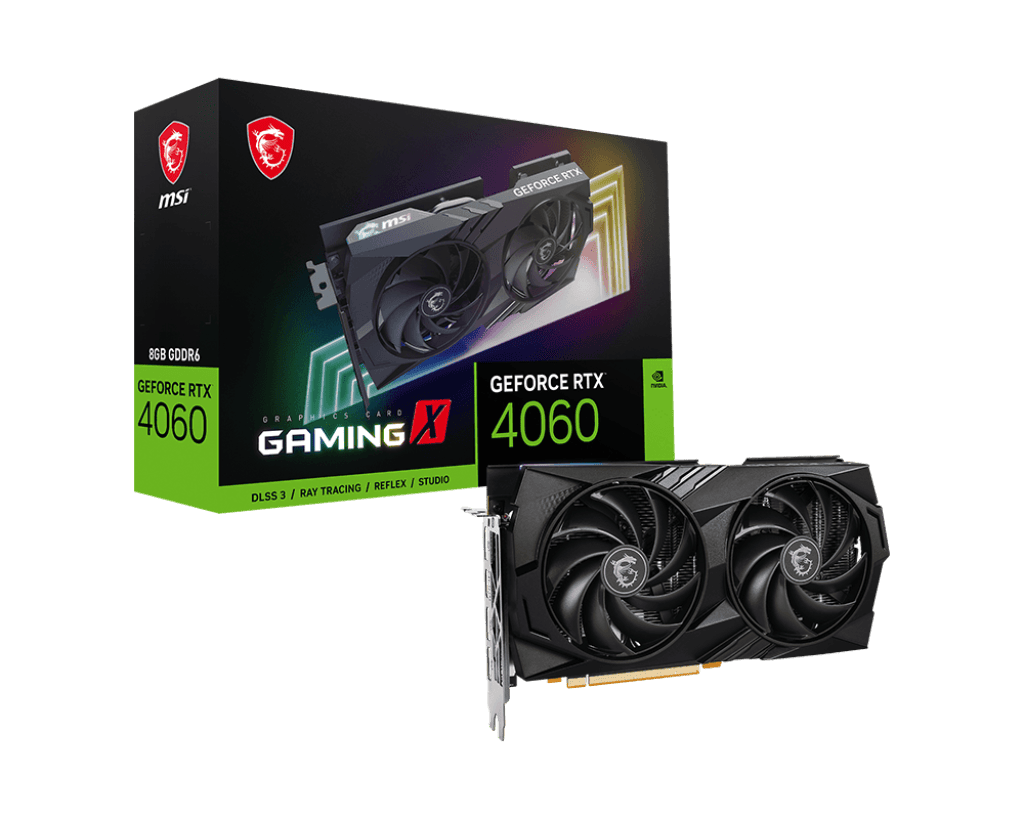 Видеокарта MSI RTX 4060 (RTX 4060 GAMING X 8G)- фото