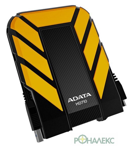 Внешний накопитель ADATA DashDrive Durable HD710 1TB Yellow (AHD710-1TU3-CYL) - фото