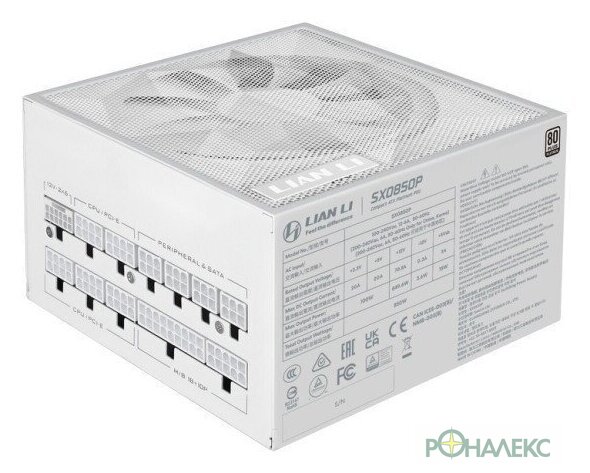 Блок питания Lian Li SX Platinum 850 G9P.SX0850P.W000.RU - фото2