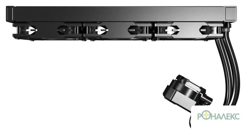 Система жидкостного охлаждения для процессора Montech HyperFlow Silent 360 (черный) - фото5