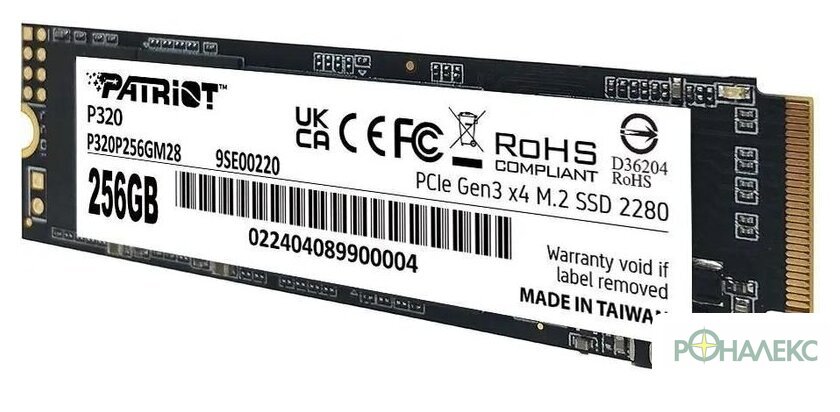 SSD Patriot P320 256GB P320P256GM28 - фото4