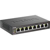 Неуправляемый коммутатор D-Link DGS-1008P/F3A- фото2