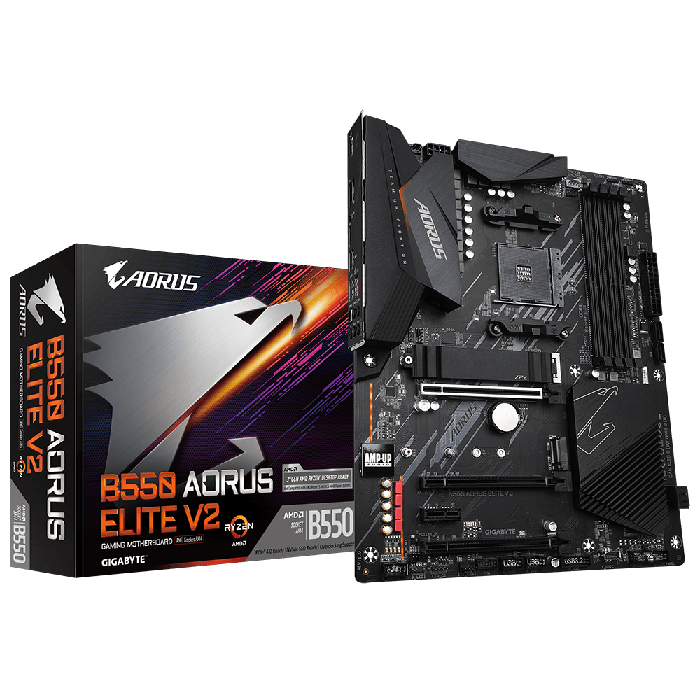 Материнская плата Gigabyte B550 AORUS ELITE V2- фото