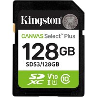 Карта памяти Kingston Canvas Select Plus SDXC 128GB SDS3/128GB- фото
