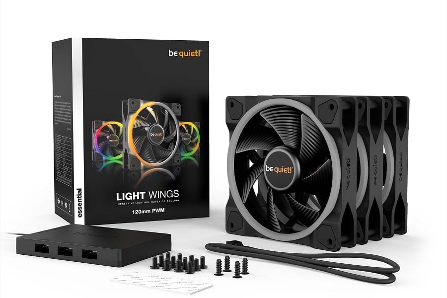 Набор вентиляторов be quiet! Light Wings 120 (BL076)- фото