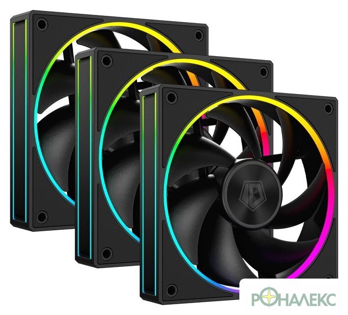 Комплект вентиляторов для корпуса ID-Cooling AF-127-ARGB-K TRIO - фото