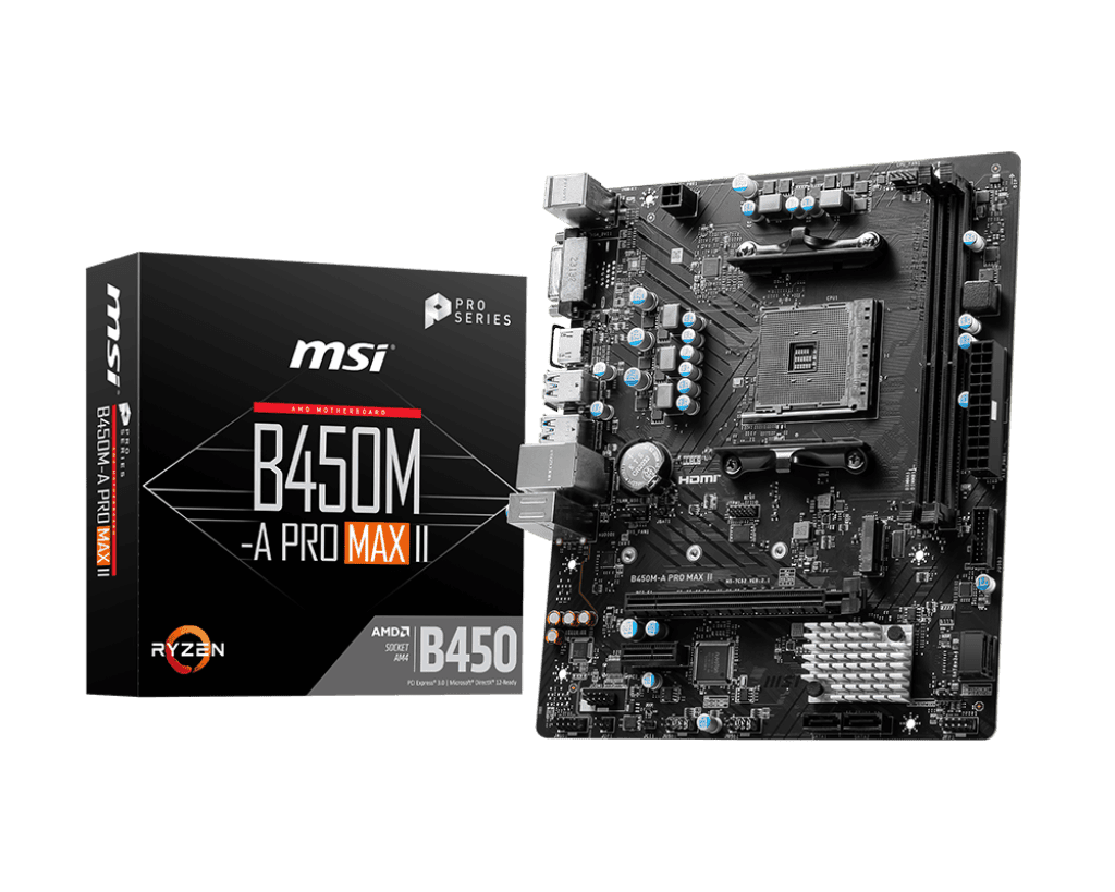 Материнская плата MSI B450M-A PRO MAX II- фото