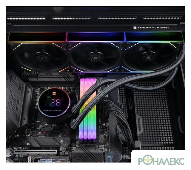 Система жидкостного охлаждения для процессора Thermalright Frozen Magic 360 Digital ARGB V2 (черный) - фото5