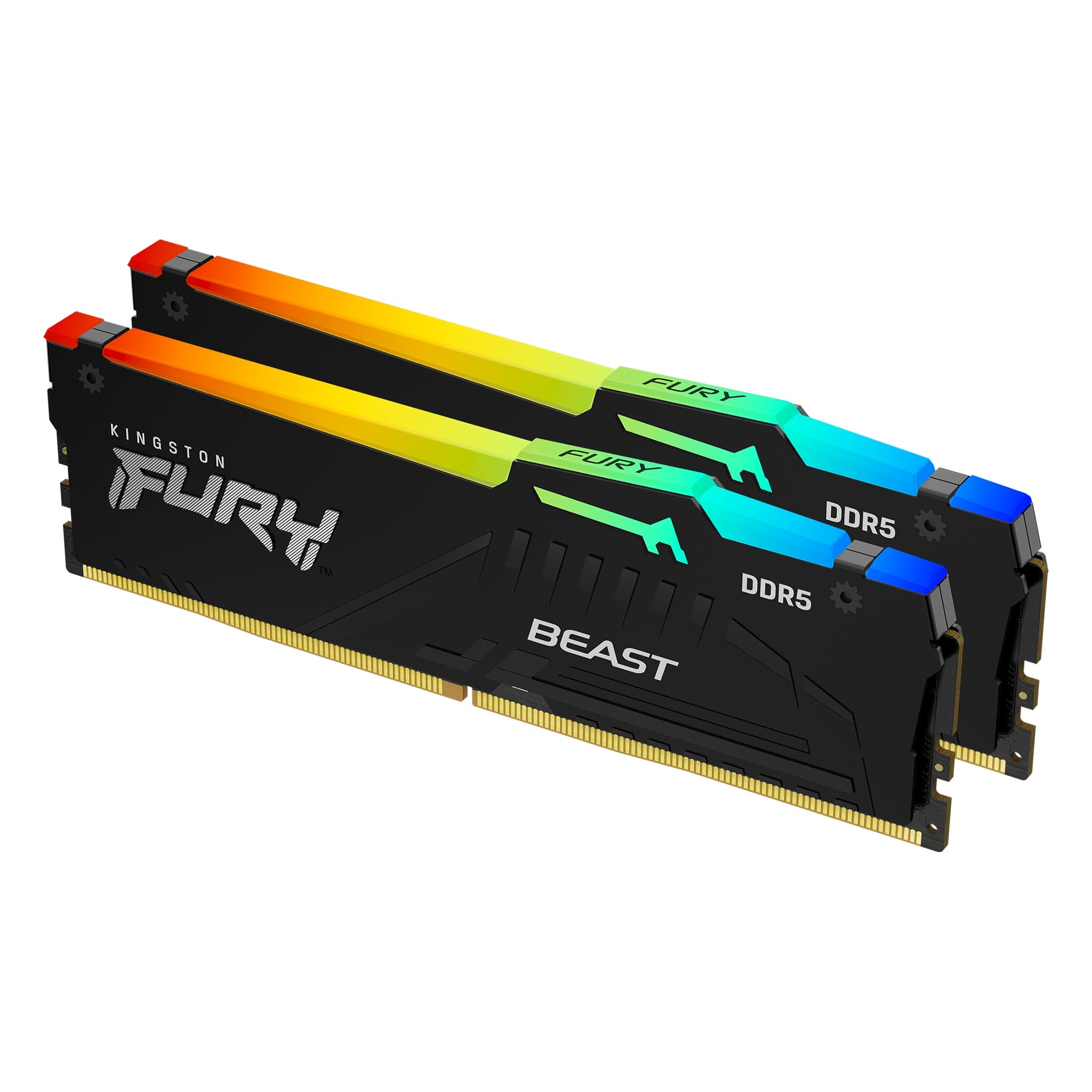 Модуль памяти 32Gb (2*16Gb) Kingston FURY Beast RGB (KF568C34BBAK2-32)- фото