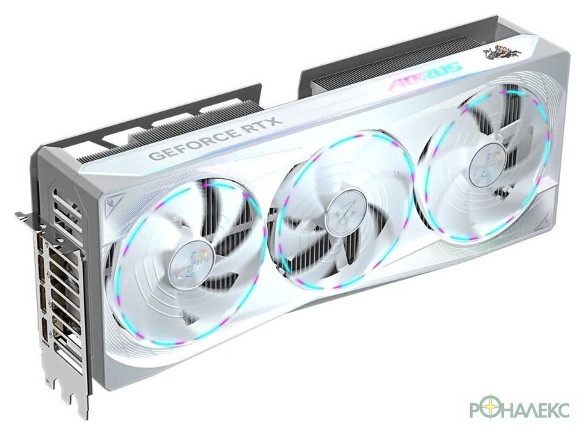 Видеокарта Gigabyte Aorus GeForce RTX 5080 Master Ice 16G GV-N5080AORUSM ICE-16GD - фото