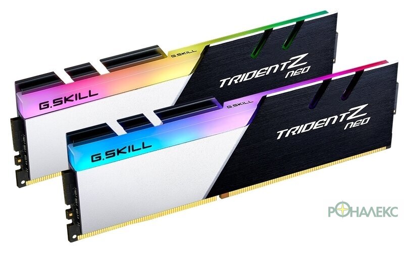 Оперативная память G.Skill Trident Z Neo 2x16GB DDR4 PC4-28800 F4-3600C16D-32GTZNC - фото