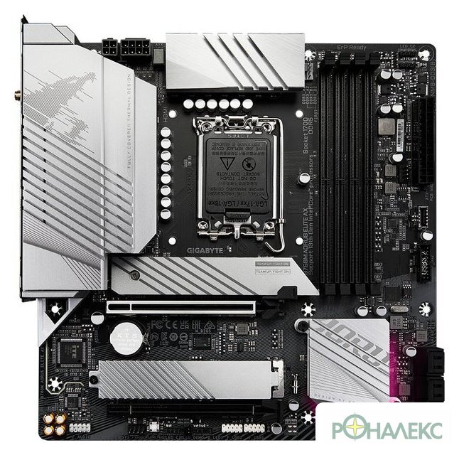 Материнская плата Gigabyte B760M Aorus Elite AX (rev. 1.3) - фото