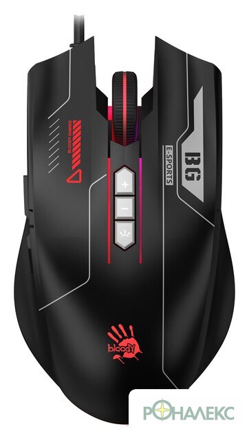Игровая мышь A4Tech Bloody ES7 (черный/серебристый) - фото