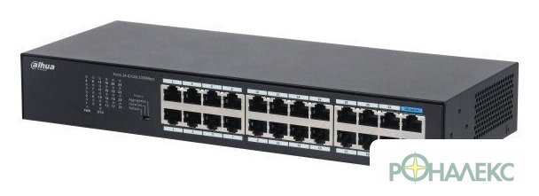 Неуправляемый коммутатор Dahua DH-S3024-24GT - фото2