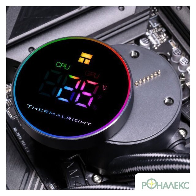 Система жидкостного охлаждения для процессора Thermalright Frozen Magic 360 Digital ARGB V2 (черный) - фото4