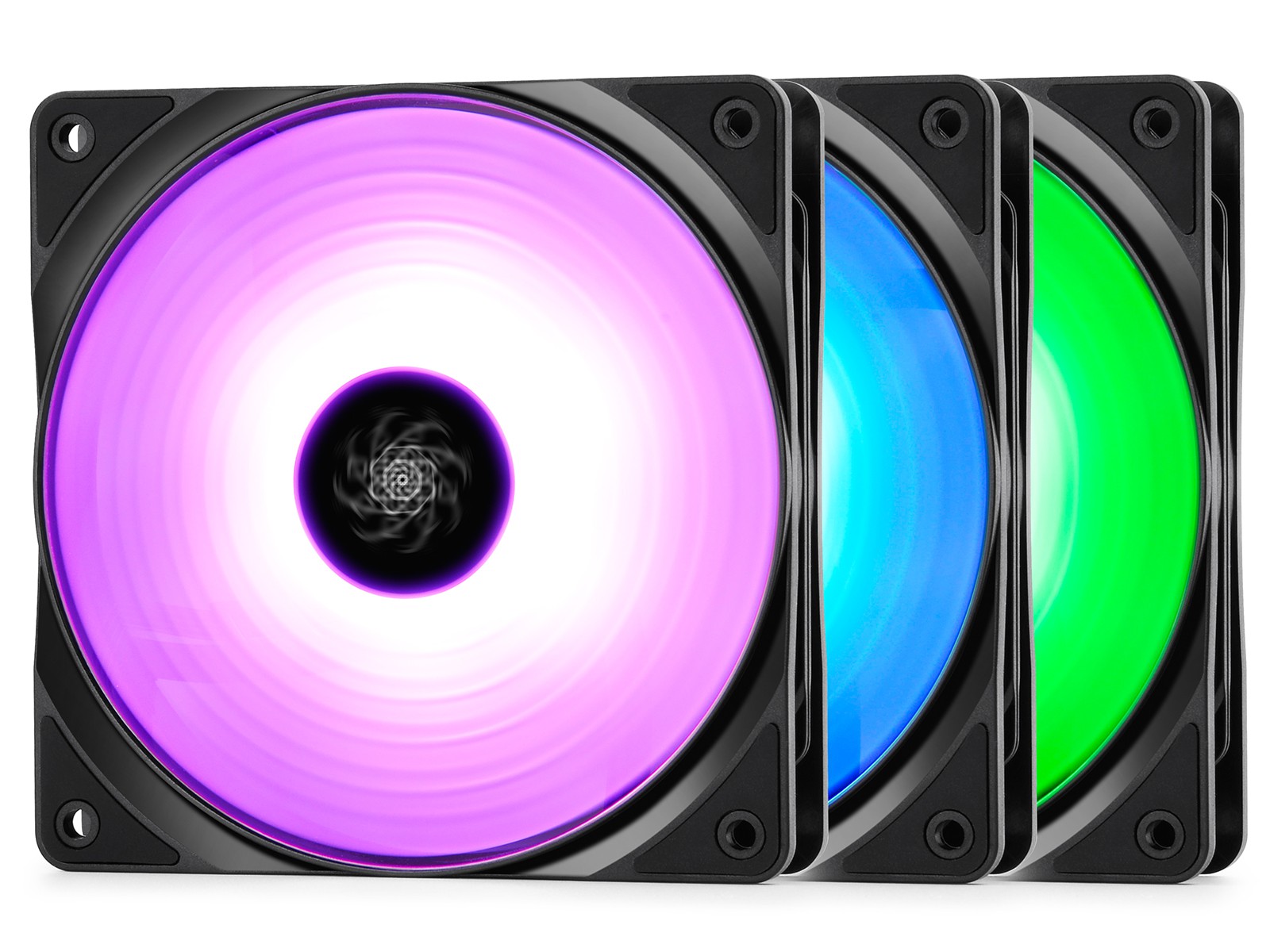 Набор вентиляторов Deepcool RF 120 (DP-FRGB-RF120-3C)- фото