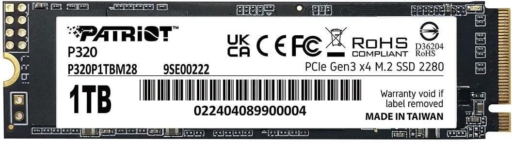 Жесткий диск SSD 1Tb Patriot P320 (P320P1TBM28)