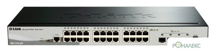 Управляемый коммутатор 2-го уровня D-Link DGS-1510-28X/A1A - фото