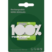Аккумулятор PeakPower AAA 800mAh 2 шт. 80AAAHC-2U4