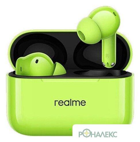 Наушники Realme Buds T200 (зеленый) - фото