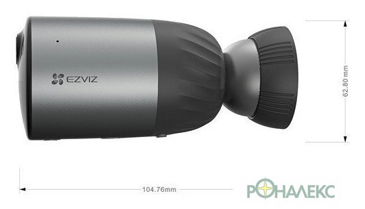 IP-камера Ezviz BC1c 4K + Solar Charging Panel-F CS-BC1c-R100-2F8WFL - фото5