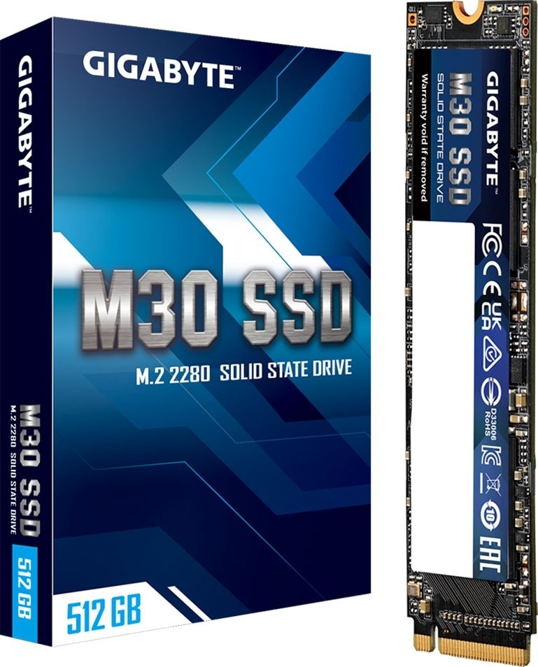 Жесткий диск SSD 512Gb Gigabyte M30 (GP-GM30512G-G)- фото