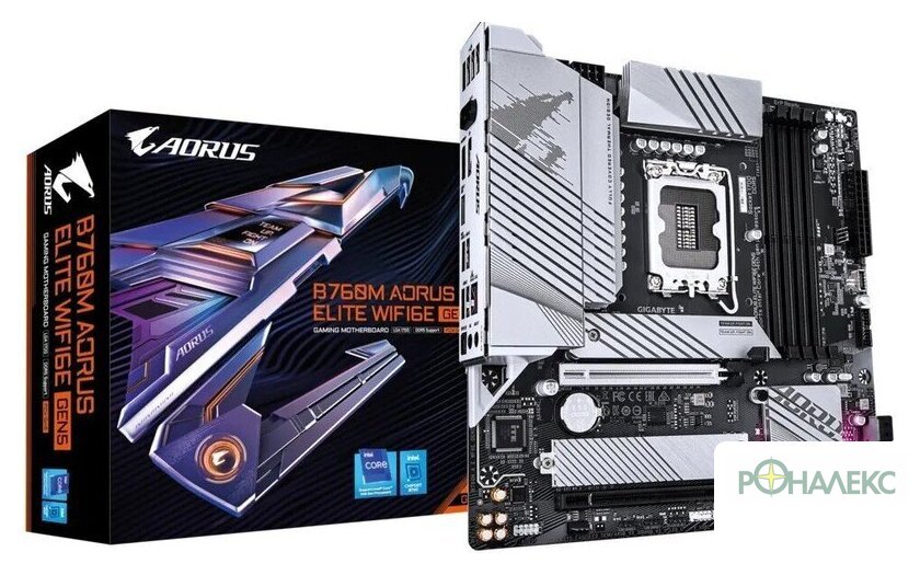 Материнская плата Gigabyte B760M Aorus Elite WiFi6E Gen5 - фото4