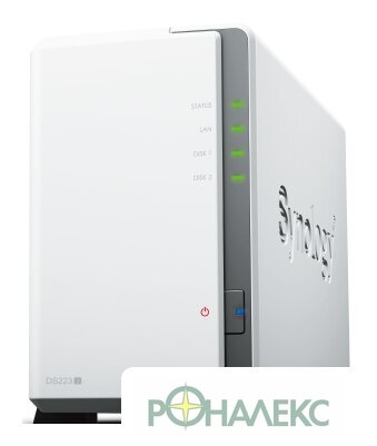 Сетевой накопитель Synology DiskStation DS223j - фото