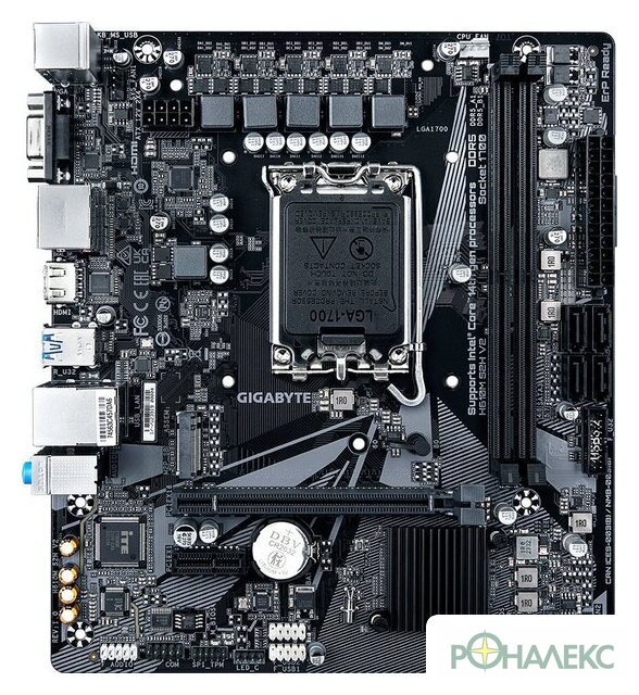 Материнская плата Gigabyte H610M S2H V2 (rev. 1.0) - фото