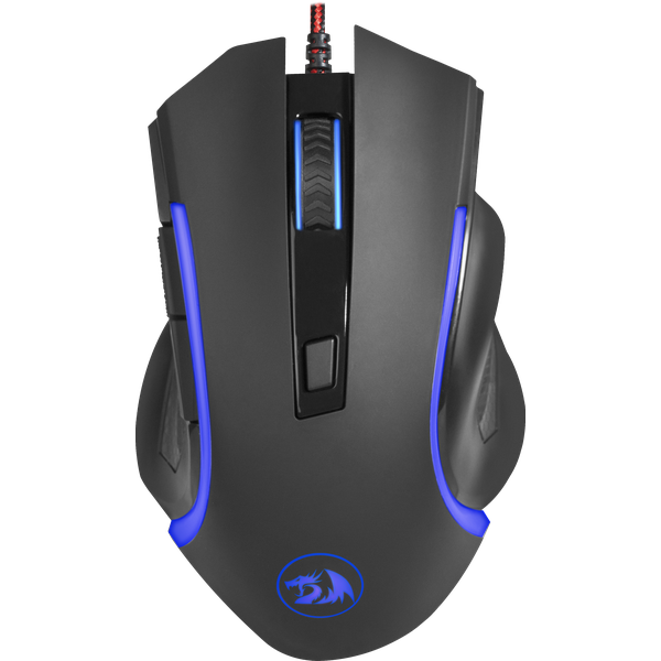 Мышь Redragon NOTHOSAUR Black (3200dpi, 6кнопок, подсветка, USB)- фото