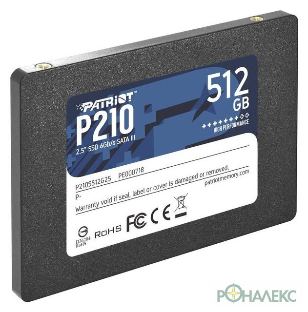 SSD Patriot P210 512GB P210S512G25 - фото3