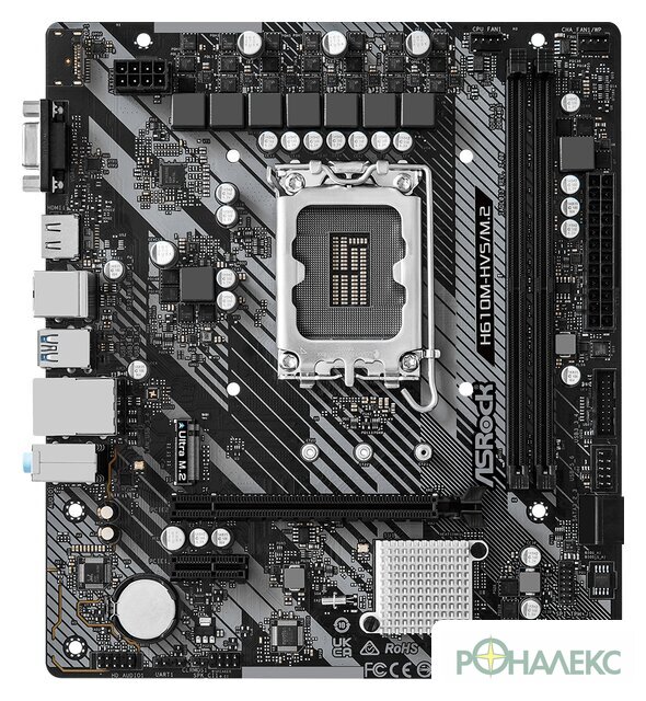 Материнская плата ASRock H610M-HVS/M.2 R2.0 - фото