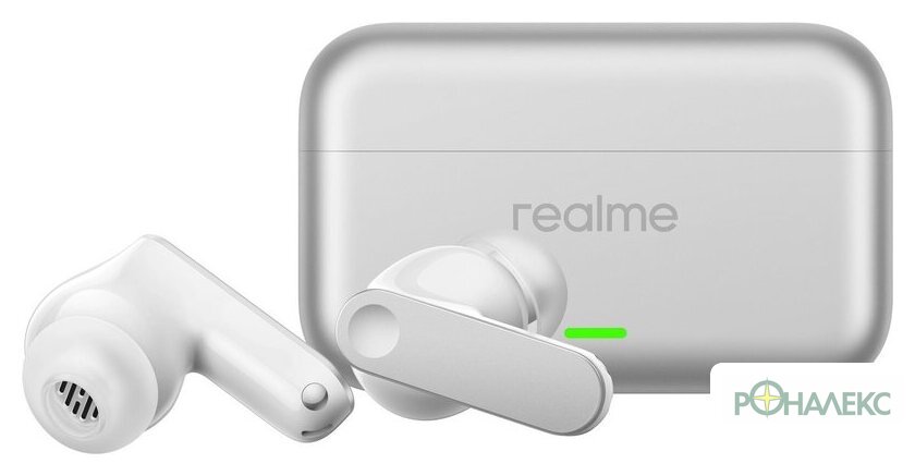 Наушники Realme Buds T500 Pro (белый/серебристый) - фото2