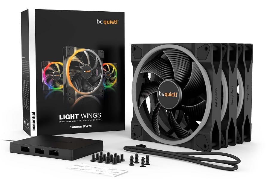 Набор вентиляторов be quiet! Light Wings 140 (BL078)- фото