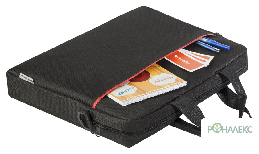 Сумка Defender Lite 15.6" (черный/красный) - фото3