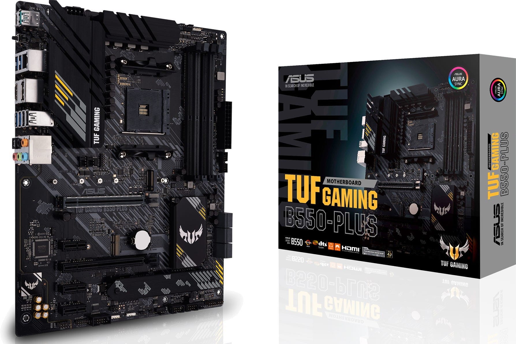 Материнская плата Asus TUF GAMING B550-PLUS- фото