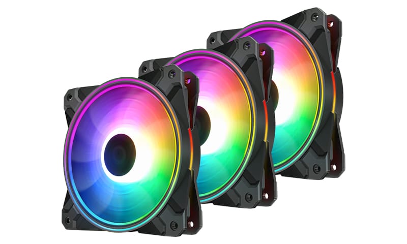 Набор вентиляторов DeepCool CF120 PLUS (DP-F12-AR-CF120P-3P)- фото