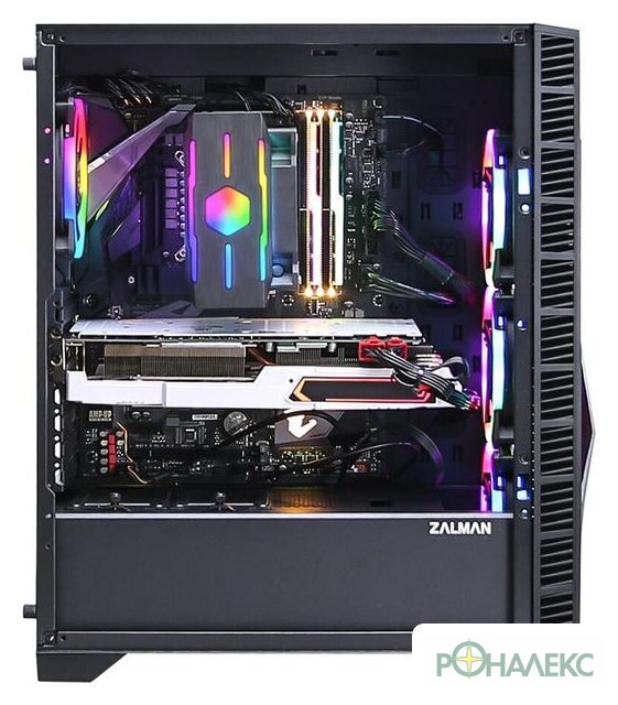Корпус Zalman Z3 Iceberg (черный) - фото3