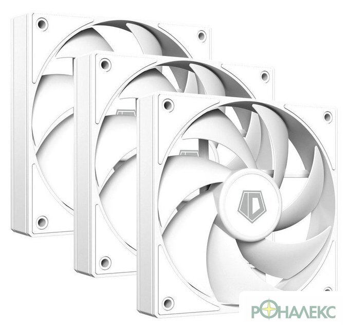 Комплект вентиляторов для корпуса ID-Cooling AF-125-W TRIO - фото