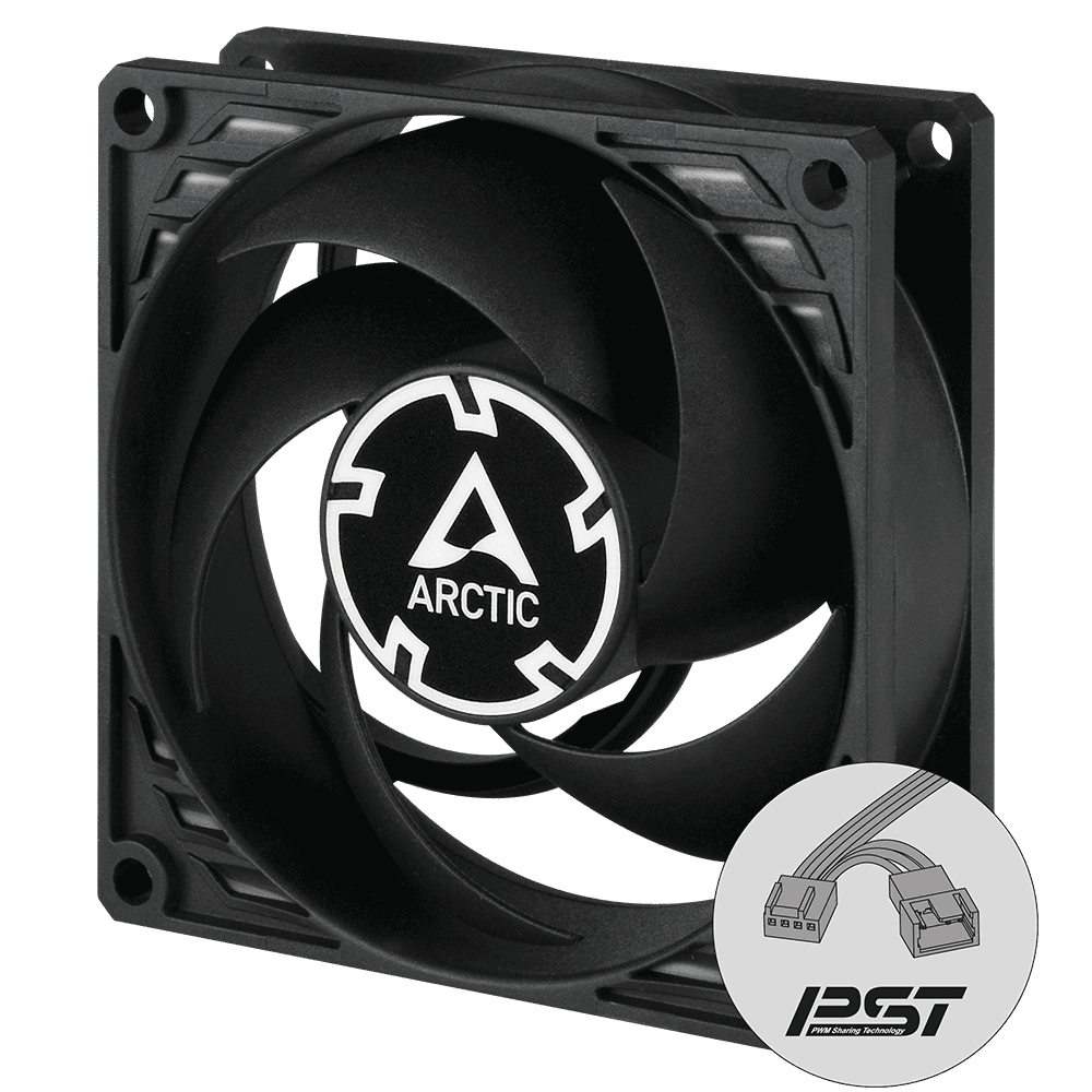 Вентилятор Arctic Cooling P8 PWM PST Black (ACFAN00150A)