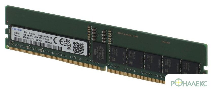 Оперативная память Samsung 32ГБ DDR5 5600 МГц M321R4GA0PB0-CWM - фото3