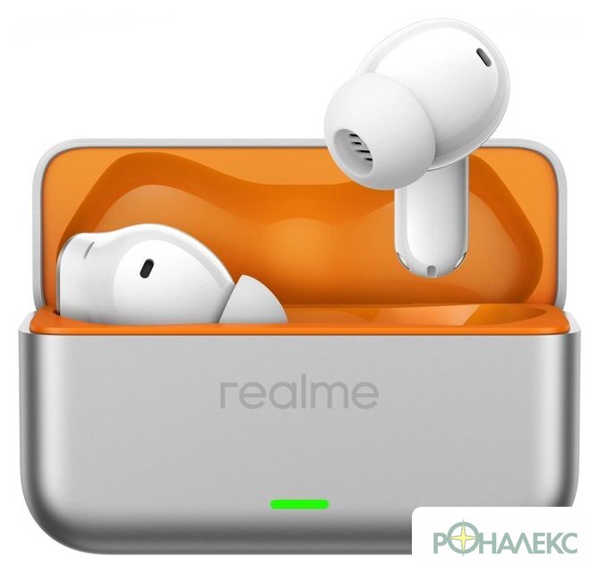 Наушники Realme Buds T500 Pro (белый/серебристый) - фото