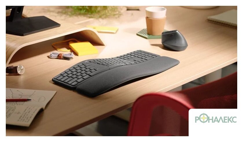 Клавиатура Logitech ERGO K860 920-010359 (черный) - фото5