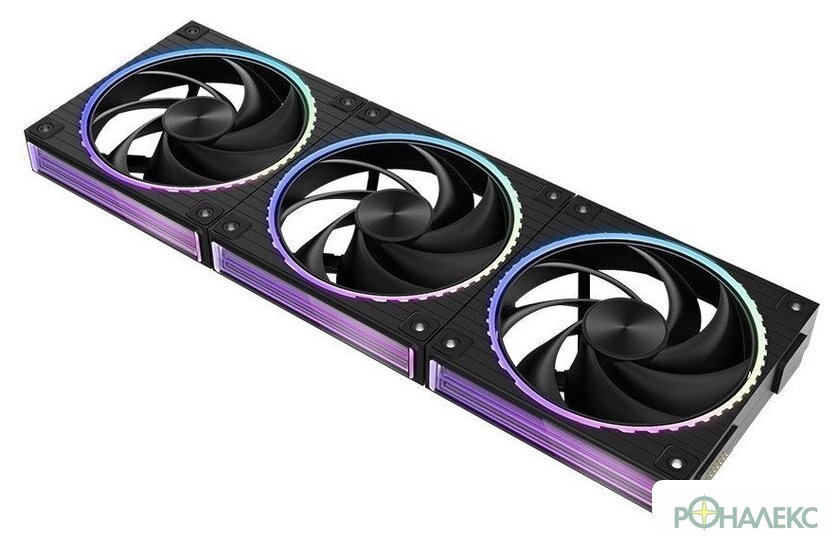 Комплект вентиляторов для корпуса Zalman ZM-DF120 A3 (черный) - фото2