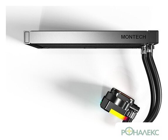 Система жидкостного охлаждения для процессора Montech HyperFlow ARGB 240 (черный) - фото4