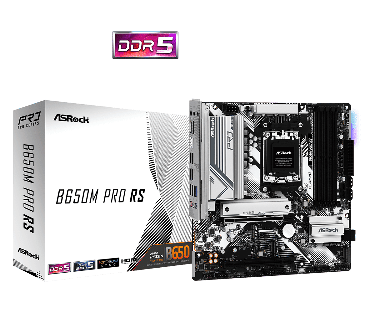 Материнская плата ASRock B650M PRO RS- фото