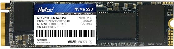 Жесткий диск SSD 1Tb Netac N950E PRO (NT01N950E-001T-E4X)- фото