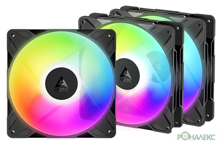 Комплект вентиляторов для корпуса Arctic P14 Pro Reverse A-RGB 3 Pack ACFAN00327A - фото