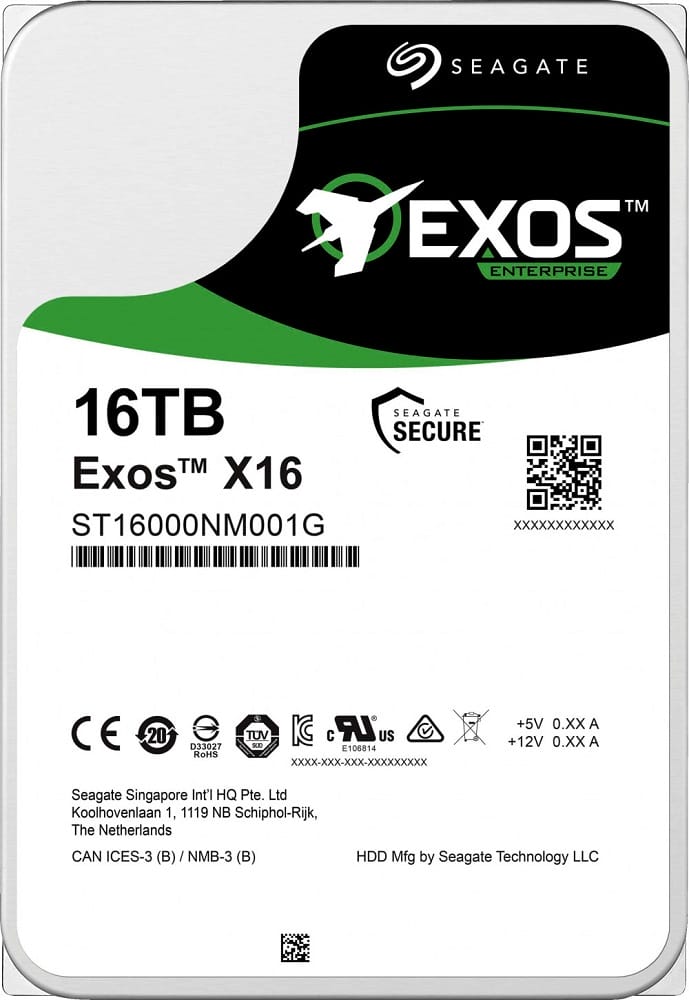 Жесткий диск 16Tb Seagate Exos X16 (ST16000NM001G)