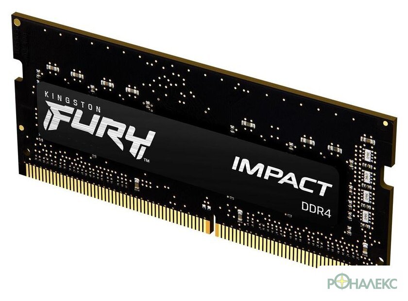 Оперативная память Kingston FURY Impact 2x8GB DDR4 SODIMM PC4-25600 KF432S20IBK2/16 - фото2